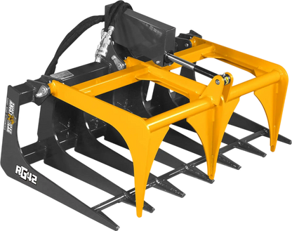 MechMaxx RG42 Skid Steer Grapple Attachment 42" Mini Skeleton Grapple 24" Arm Opening 2000 lbs Capacity New