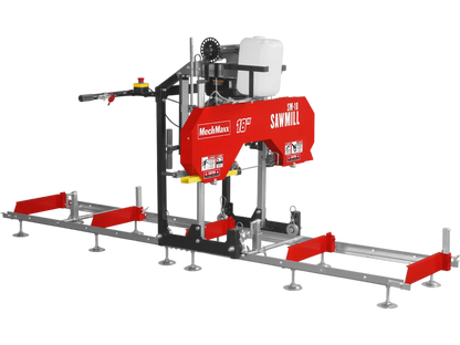 MechMaxx SM18 Sawmill Portable 18" 212cc 7HP Gasoline Engine 15" Board Width 10' Track Length New
