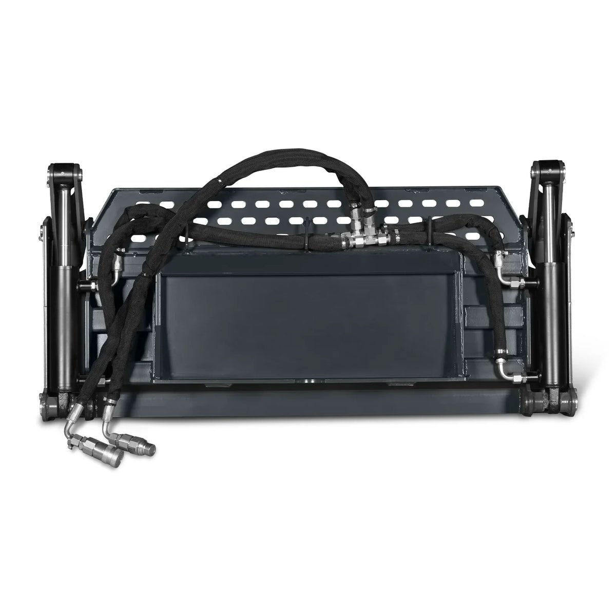 MechMaxx BT44 Skid Steer Bucket 44" 4"-1 Combo Mini Attachment Quick Attach Universal Mount New