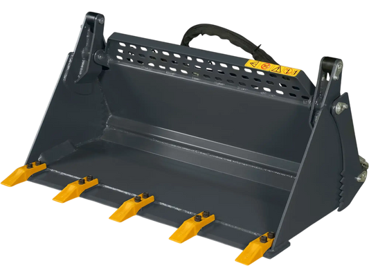 MechMaxx BT44 Skid Steer Bucket 44" 4"-1 Combo Mini Attachment Quick Attach Universal Mount New