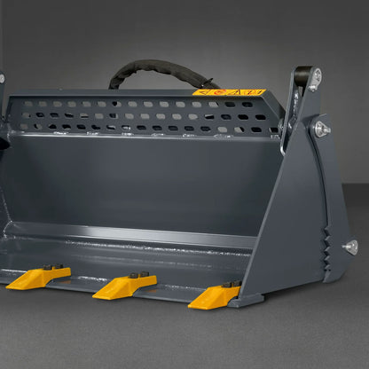 MechMaxx BT44 Skid Steer Bucket 44" 4"-1 Combo Mini Attachment Quick Attach Universal Mount New