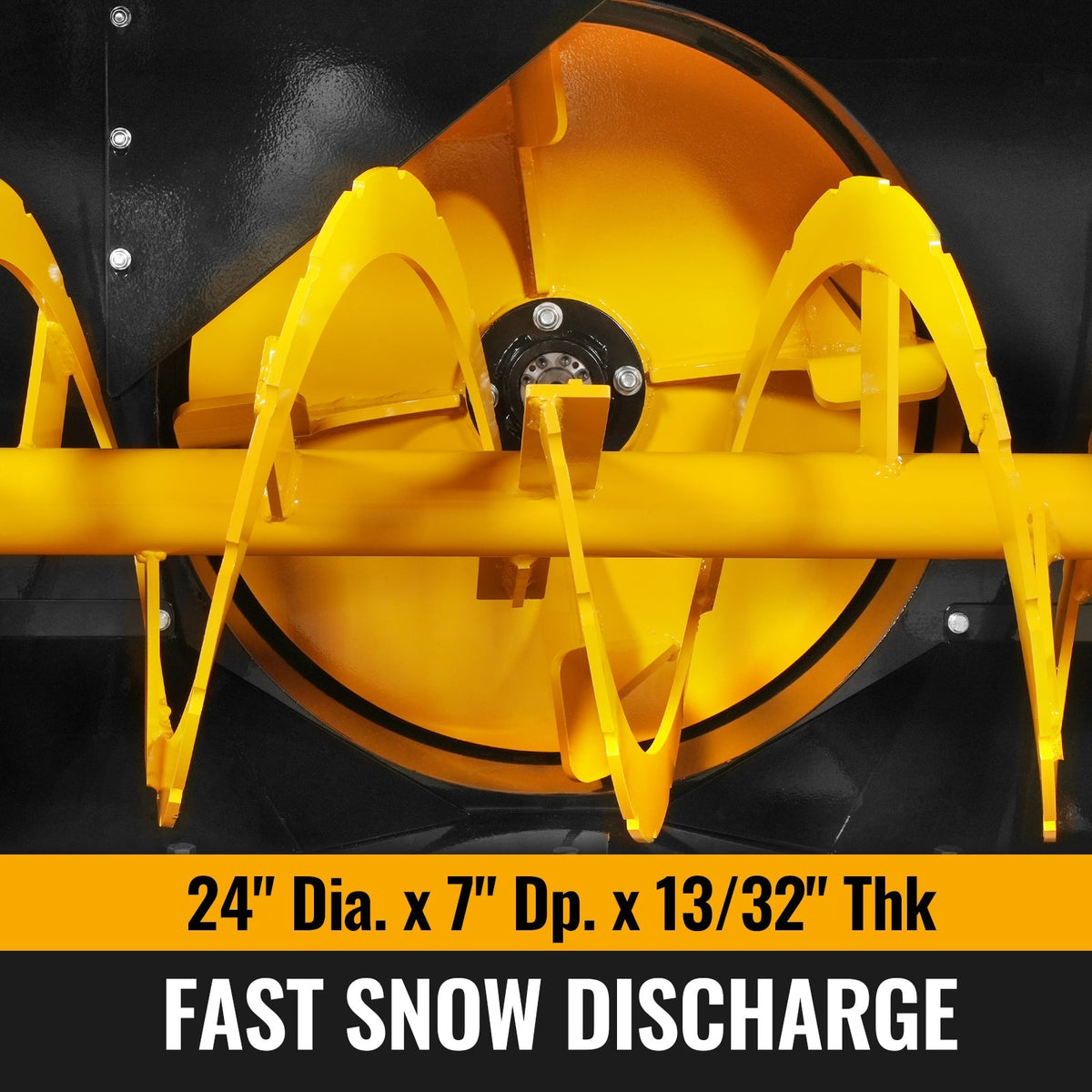 MechMaxx TSB48 Snow Blower 48" 3 Point PTO 24" Impeller 360° Chute 20-45 HP New