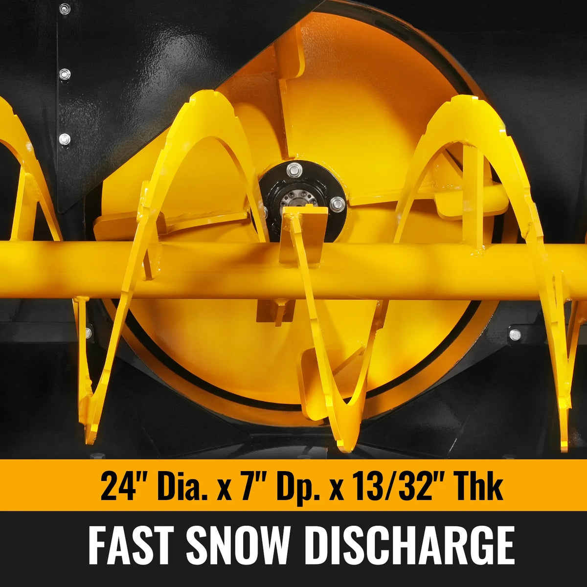 MechMaxx TSB84 Snow Blower 84" 3 Point PTO 24" Impeller 360° Snow Chute 35-95 HP New