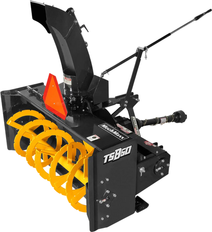 MechMaxx TSB60 Snow Blower 60" 3 Point PTO 24" Impeller Diameter 360° Snow Chute 25-65 HP New