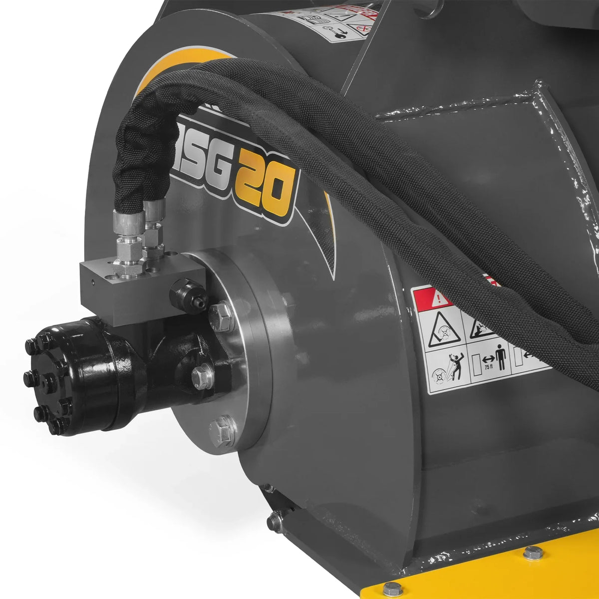 MechMaxx MSG20 Skid Steer Stump Grinder 20" Flywheel Diameter Mini with 24 Carbide Teeth New