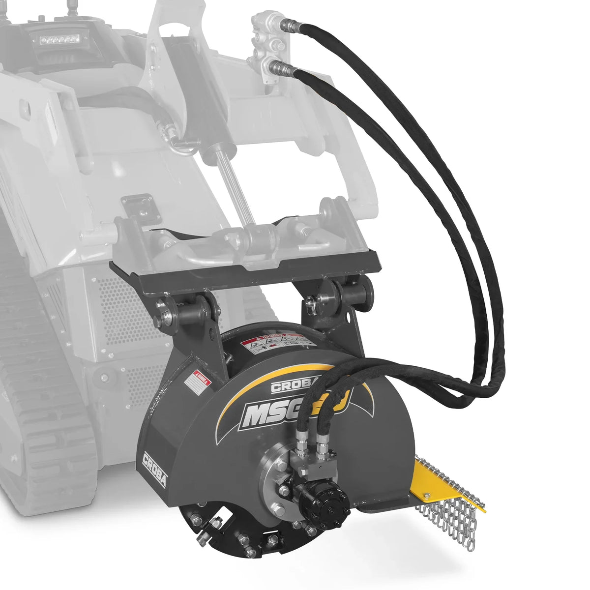 MechMaxx MSG20 Skid Steer Stump Grinder 20" Flywheel Diameter Mini with 24 Carbide Teeth New