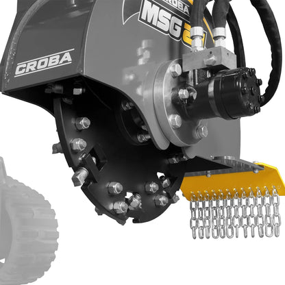 MechMaxx MSG20 Skid Steer Stump Grinder 20" Flywheel Diameter Mini with 24 Carbide Teeth New