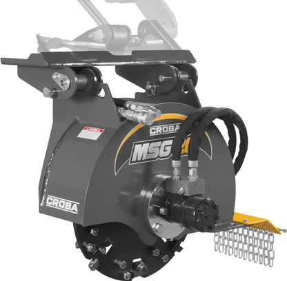 MechMaxx MSG20 Skid Steer Stump Grinder 20" Flywheel Diameter Mini with 24 Carbide Teeth New