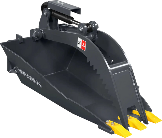 MechMaxx SGB36 Skid Steer Grapple Bucket 36" Max Opening Mini Stump Grapple Bucket New