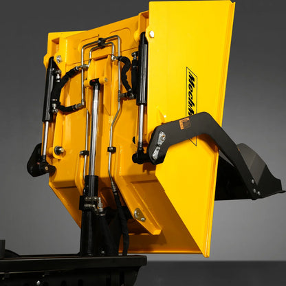 MechMaxx T80FL Mini Dumper 1800 lbs 420cc Electric Start Gas Engine Stand-On Hydraulic Track Self-Loading New