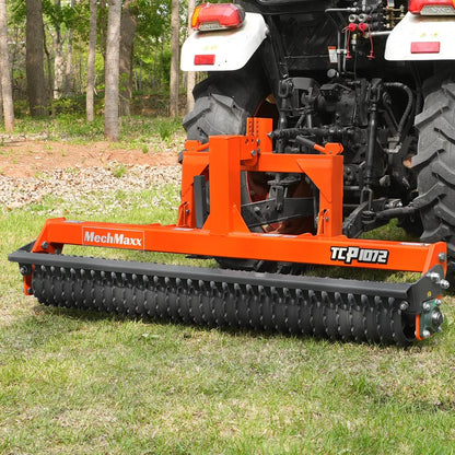 MechMaxx TCP1072 Cultipacker 72" 32 Ductile Iron Wheels Scraper Bar Category 1 and 2 3 Point Hitch Tractor Attachment New