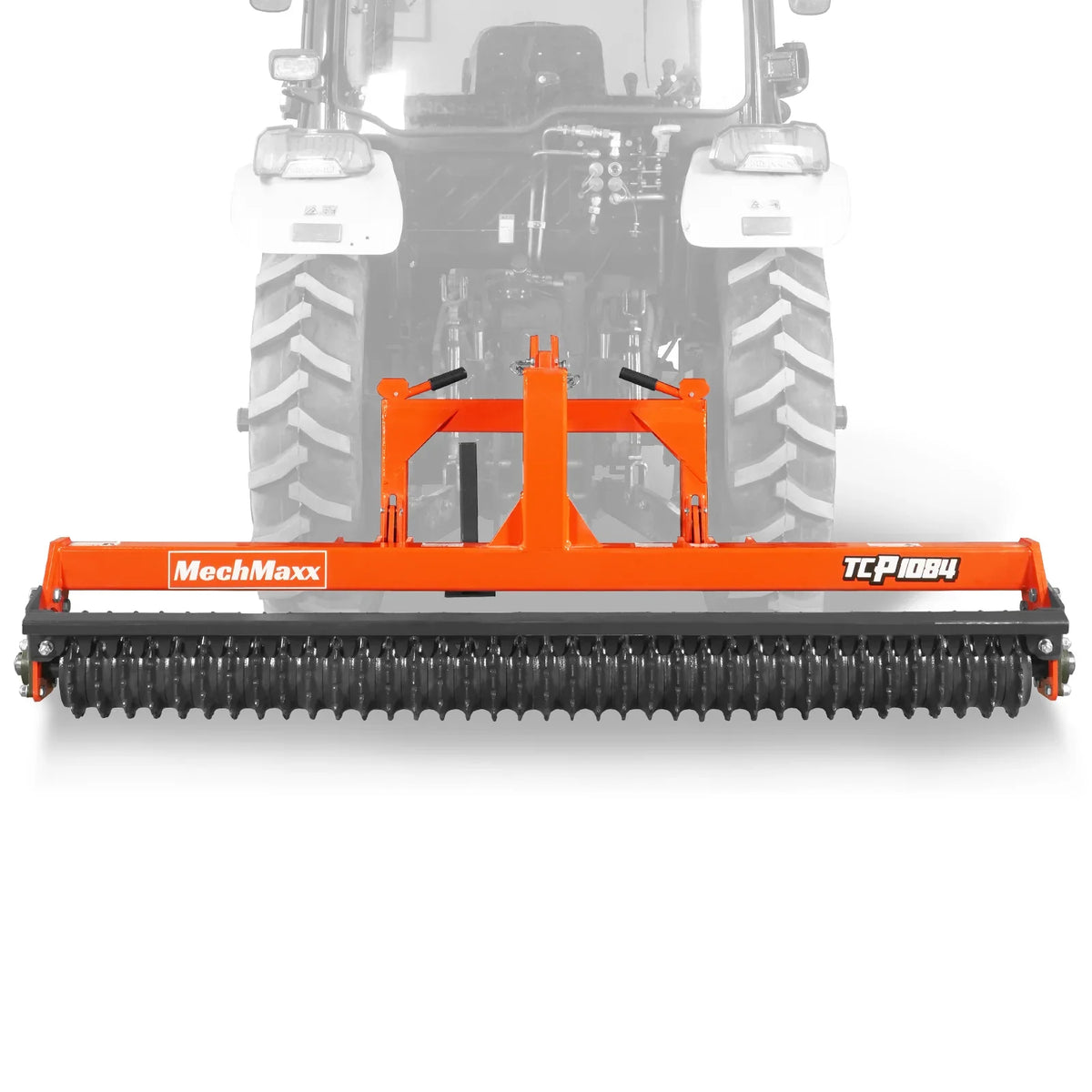 MechMaxx TCP1084 Cultipacker 84" 37 Ductile Iron Wheels Scraper Bar Category 1 and 2 3 Point Hitch Tractor Attachment New