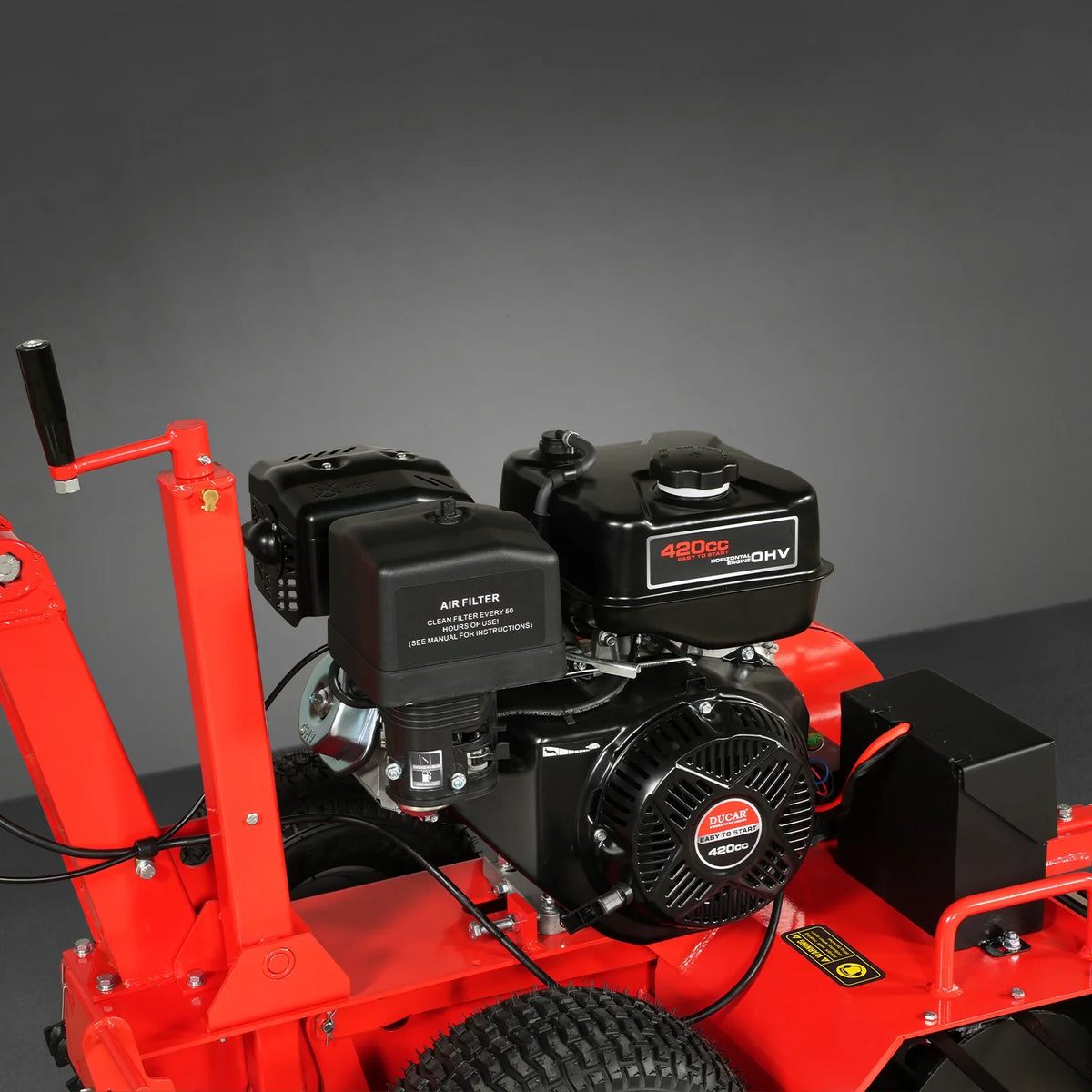 MechMaxx TCR1500 Mini Trencher 15HP 420cc Electric Start Powered 24" Ditching Trencher New