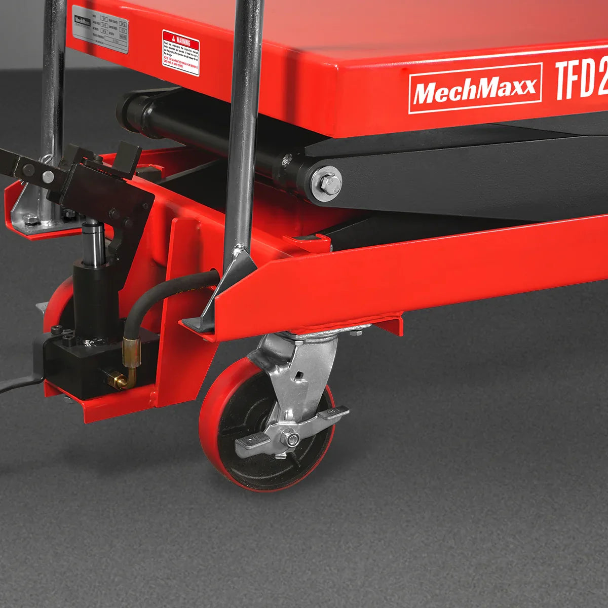 MechMaxx TFD22 Lift Table Mobile Double Scissor Cart 2200 lbs 47.2" x 24" 66.9" New