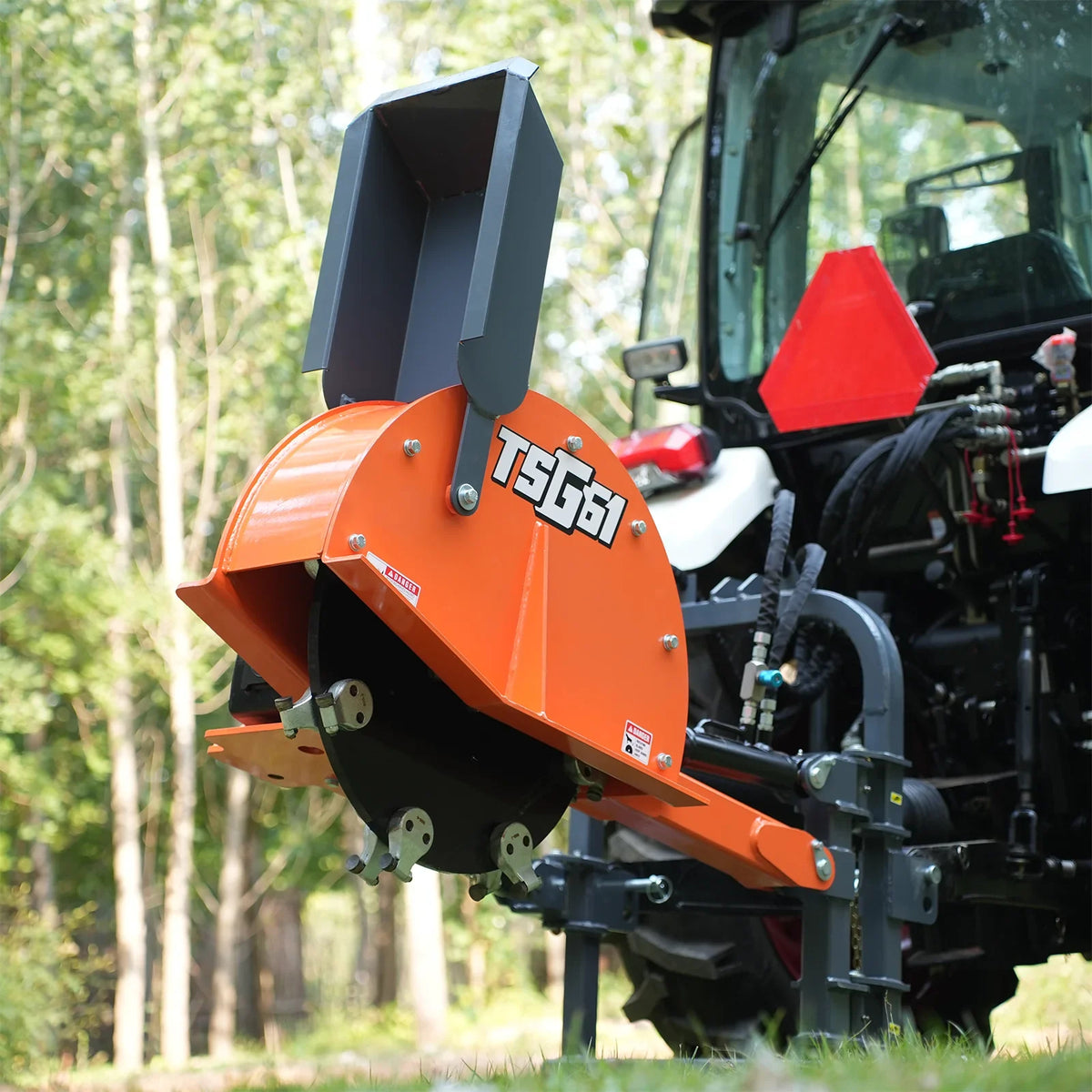 MechMaxx TSG61 Stump Grinder 24" Cutting Wheel Hydraulic Cylinders PTO Shaft Included Slip Clutch 35-60HP New
