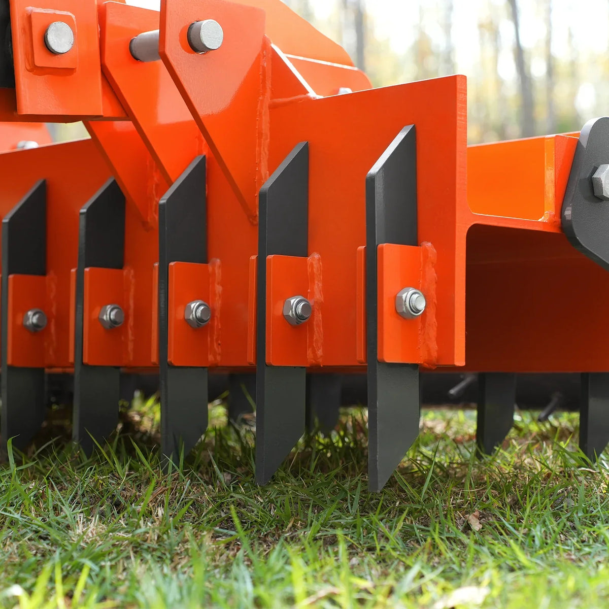 MechMaxx TSP60D Soil Pulverizer 60" Heavy Duty Double Spiked Roller 21 Shanks Category 1 and 2 3 Point Hitch Tractor Attachment New