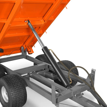 MechMaxx DT4X8W Dump Trailer 2-Ton Capacity Heavy-Duty New