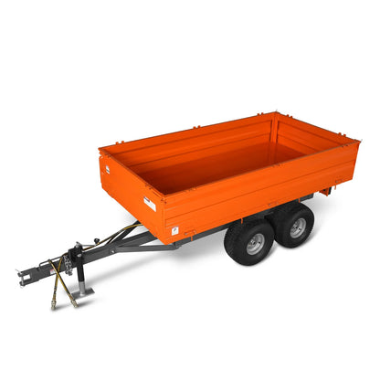 MechMaxx DT4X8W Dump Trailer 2-Ton Capacity Heavy-Duty New