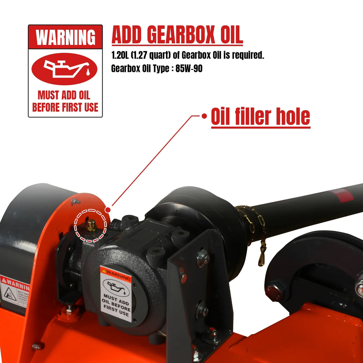 MechMaxx VAM 48 Flail Mower 48" Standard 3 Point Offset Ditch Bank 25-50HP New