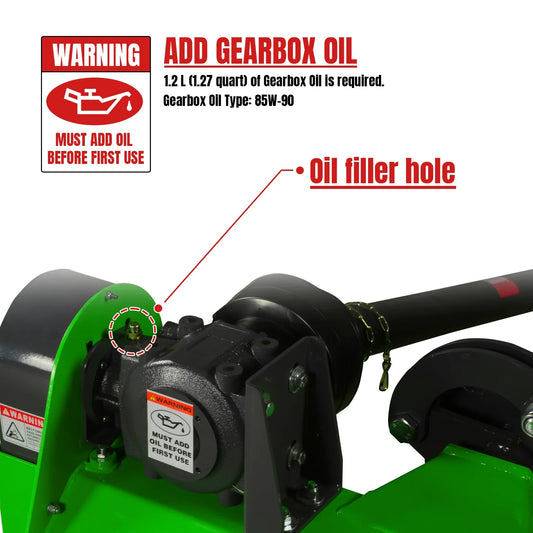 MechMaxx VAM 48 Flail Mower 48" Standard 3 Point Offset Ditch Bank 25-50HP New