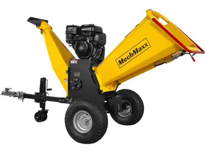 MechMaxx P4206 Wood Chipper 6" Electric Start ZONSEN 420cc 13.4HP Gasoline Engine Powered Drum New