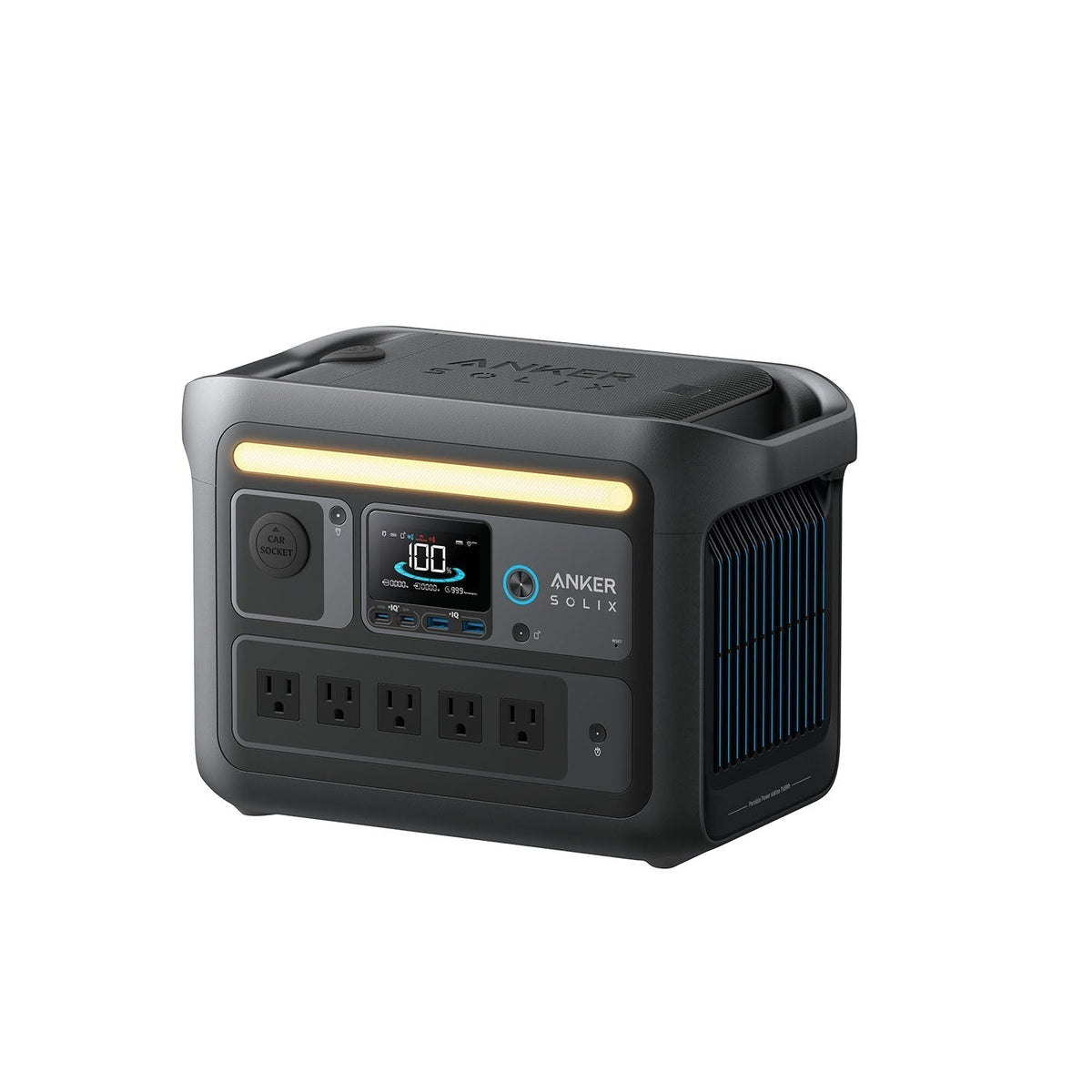 Anker SOLIX C800X Front And Right View