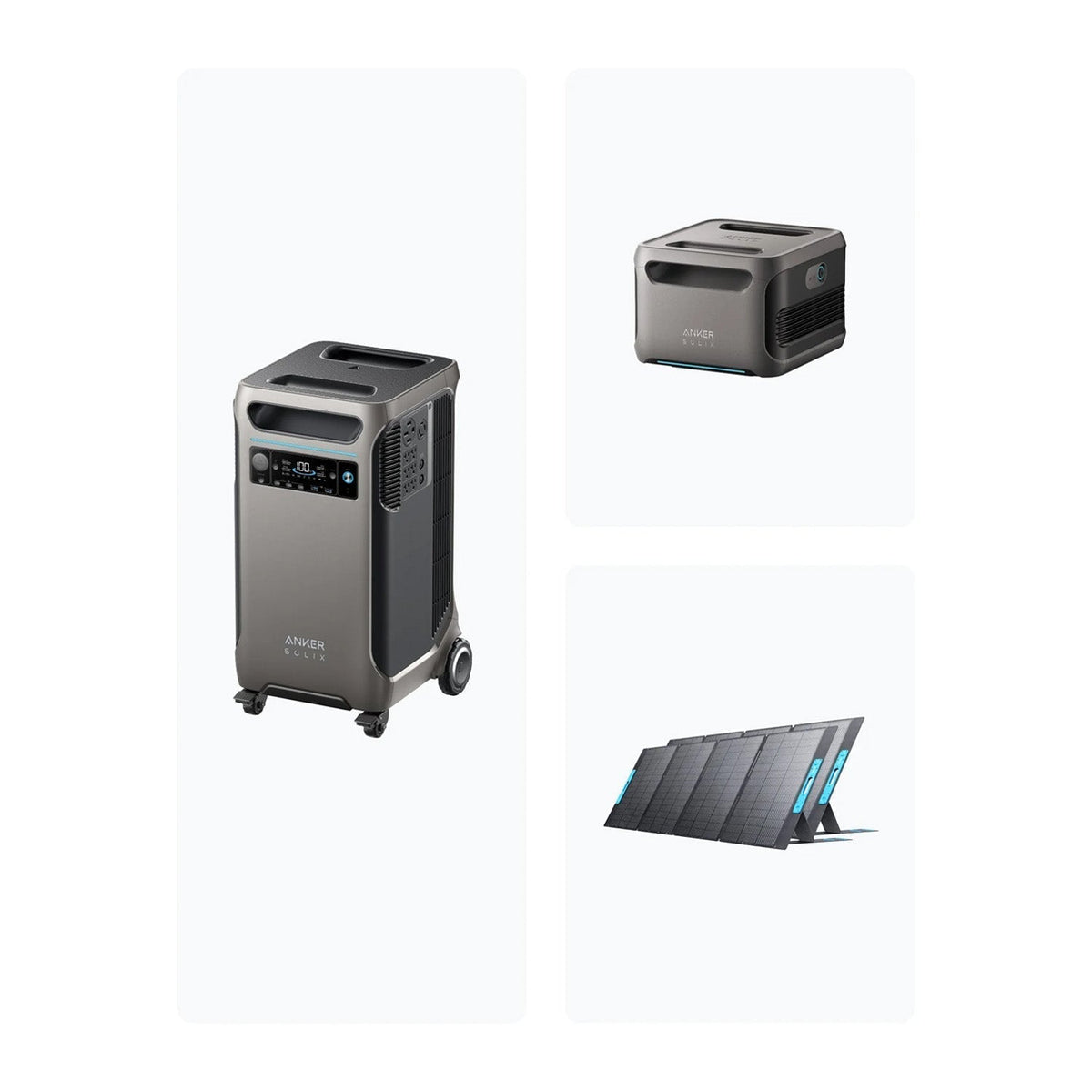 Anker SOLIX F3800 With 2 400W Portable Solar Panels