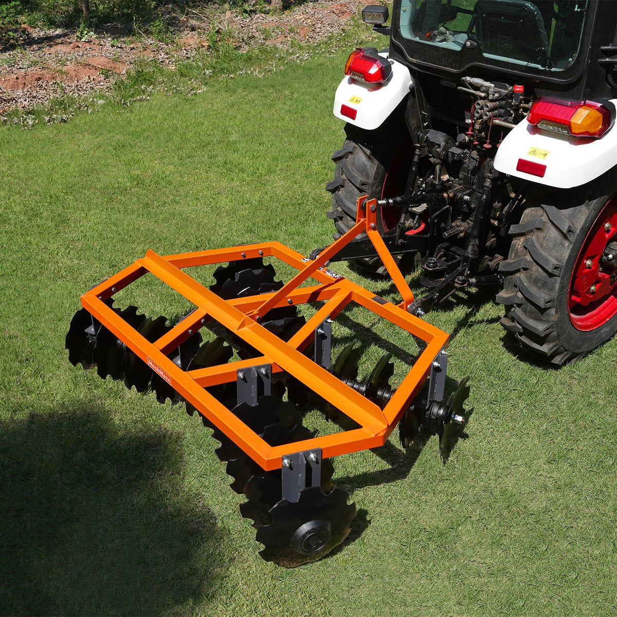 MechMaxx DH72 Disc Harrow 72" Tractor Notched Disc Plow 3 Point Hitch New