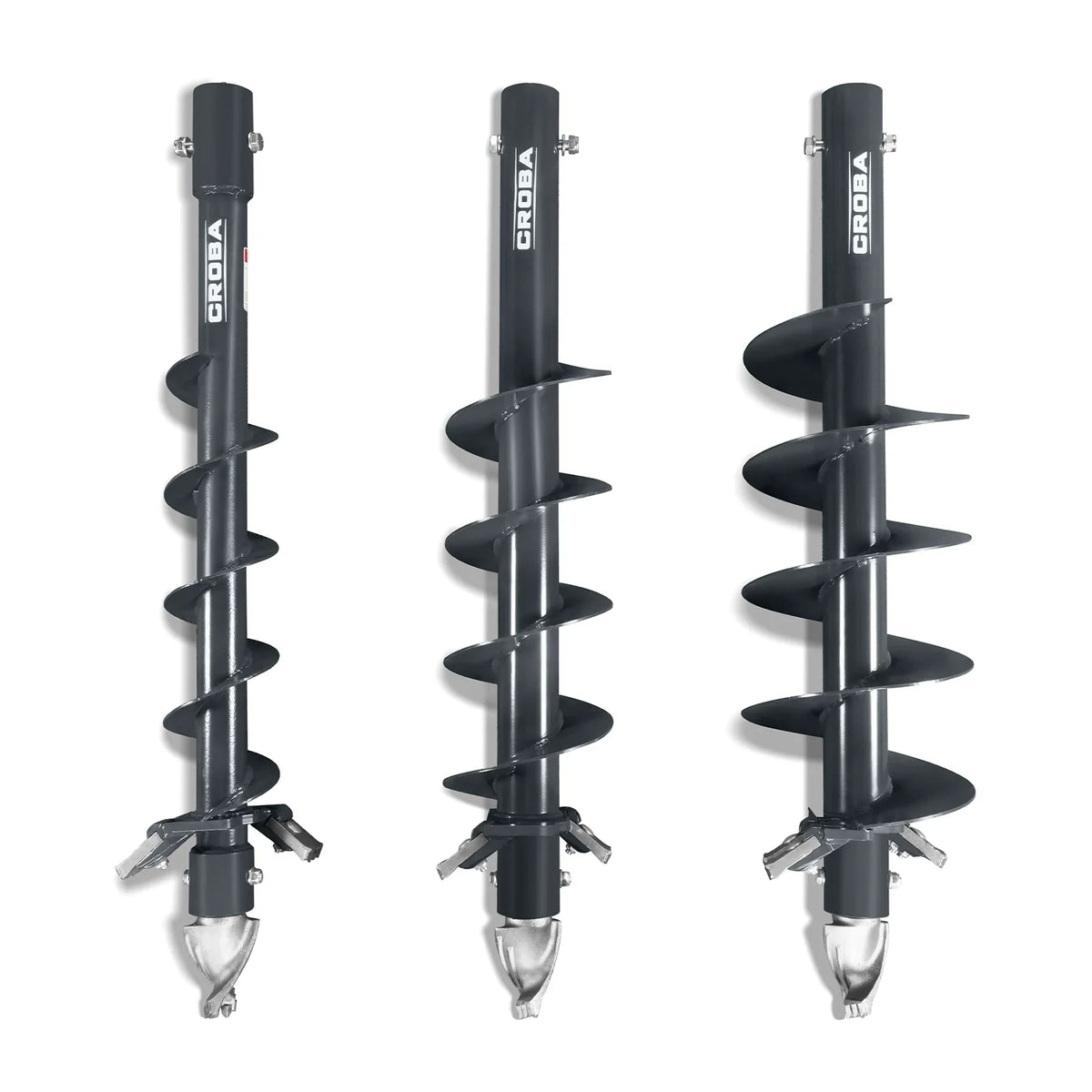 MechMaxx 150506 Skid Steer Auger Mini Drive Auger with 6" 9" 12" Dia Auger Bits New