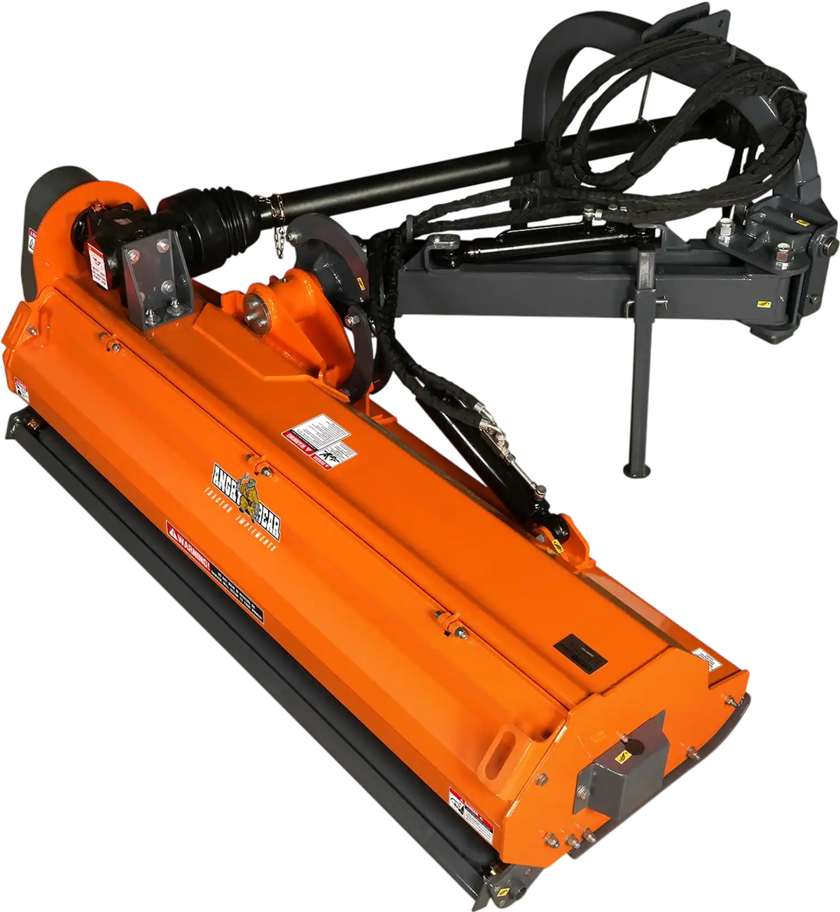MechMaxx VAM72 Flail Mower 72" Heavy Duty Offset Ditch Bank 90° Tilt 70-100 HP Tractor 3-Point Hitch PTO Driven New