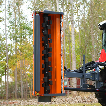 MechMaxx VAM72 Flail Mower 72" Heavy Duty Offset Ditch Bank 90° Tilt 70-100 HP Tractor 3-Point Hitch PTO Driven New