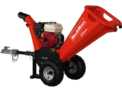 MechMaxx GS650 Wood Chipper Honda GX200 Gasoline Engine Powered 4" New