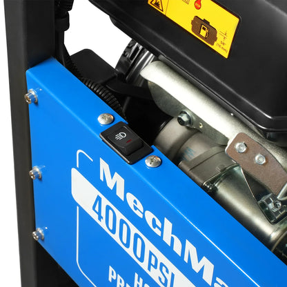MechMaxx HPW40KT Pressure Washer 4000 PSI 4 GPM KOHLER Electric Start Engine Hot Water Skid Mounted with 175 Gal Tank New