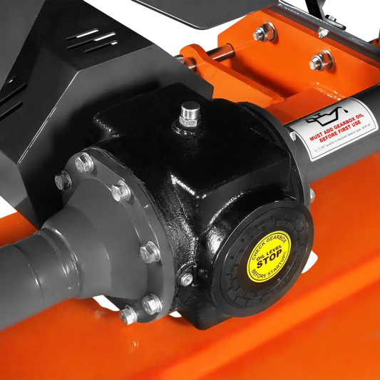 MechMaxx MRT72 Rotary Tiller 72" 3 Point Hitch Cat 1 & 2 Gear Drive PTO Shaft Included Slip Clutch 35-70 HP New