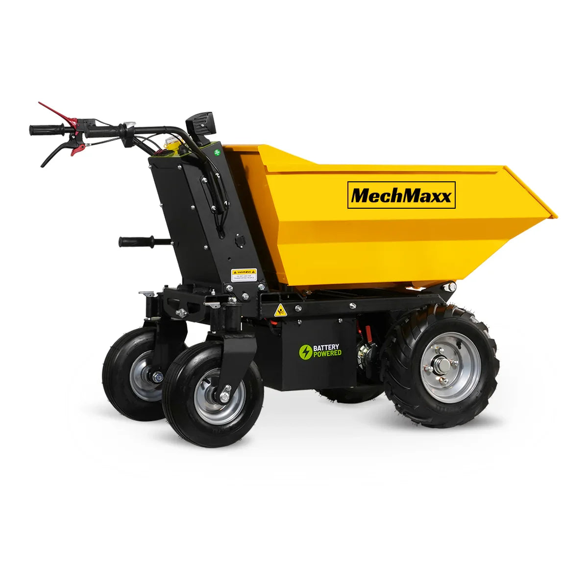 MechMaxx E50 Mini Dumper 1100 lbs Loading Battery Powered Electric Barrow 1000W 48V Brushless DC Motor New