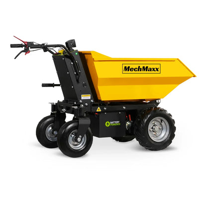 MechMaxx E50 Mini Dumper 1100 lbs Loading Battery Powered Electric Barrow 1000W 48V Brushless DC Motor New