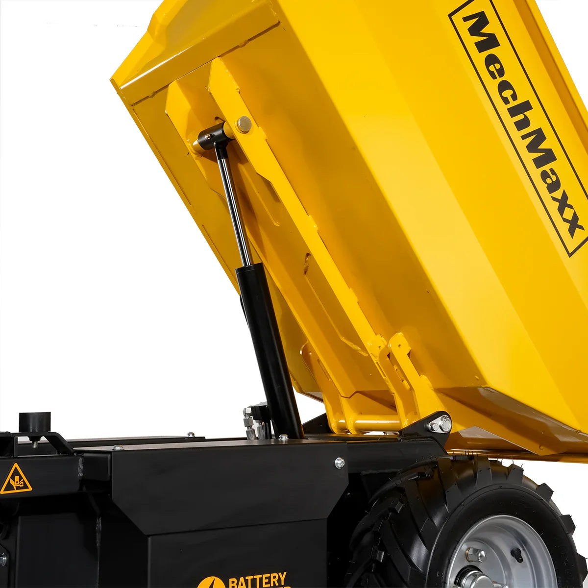 MechMaxx EH50 Mini Dumper 1100 lbs Loading 1000W DC Motor 48V Battery Powered Hydraulic Tipping Dump Cart New