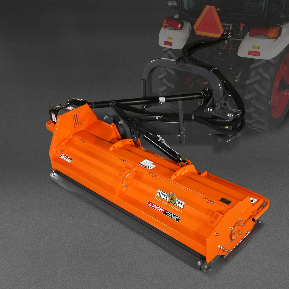 MechMaxx VBM78 Flail Mower 78" Heavy Duty 3 Point Offset Ditch Bank Verge PTO Driven 80-110HP Italy CMR Gearbox New