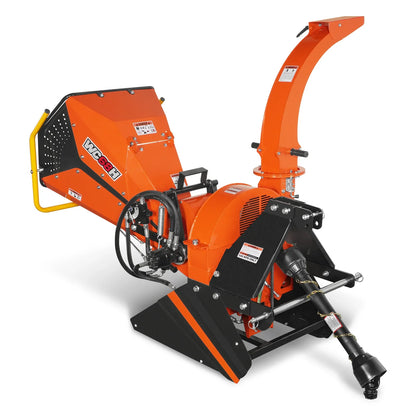 MechMaxx WC68H Wood Chipper 6" 3 Point Hydraulic Feeding PTO for 20-50HP Tractor New