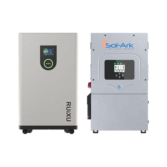 RUiXU Lithi2-16 + Sol Ark 18K-2P Hybrid Inverter Bundle