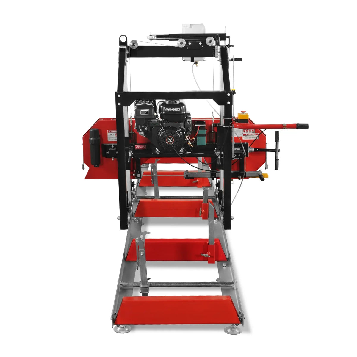 MechMaxx SM26 Sawmill Portable 26" 459cc 15HP Electric Start Gasoline Engine 20" Board Width 13' Track Length New