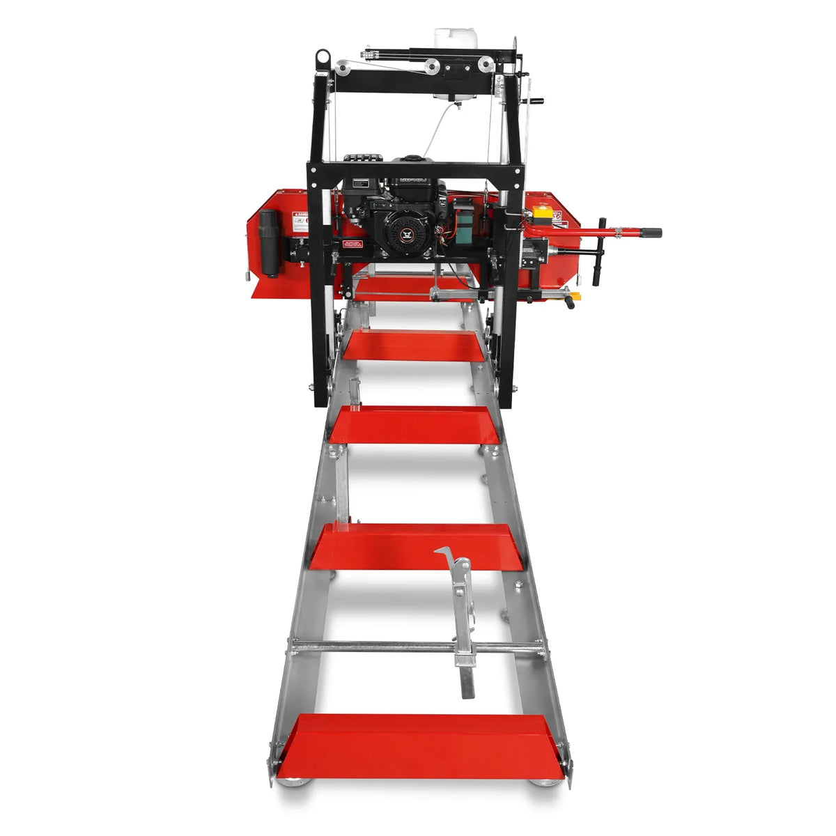 MechMaxx SM26 Sawmill Portable 26" 15 HP Electric Start Gasoline Engine 20" Board Width 20' Track Length New
