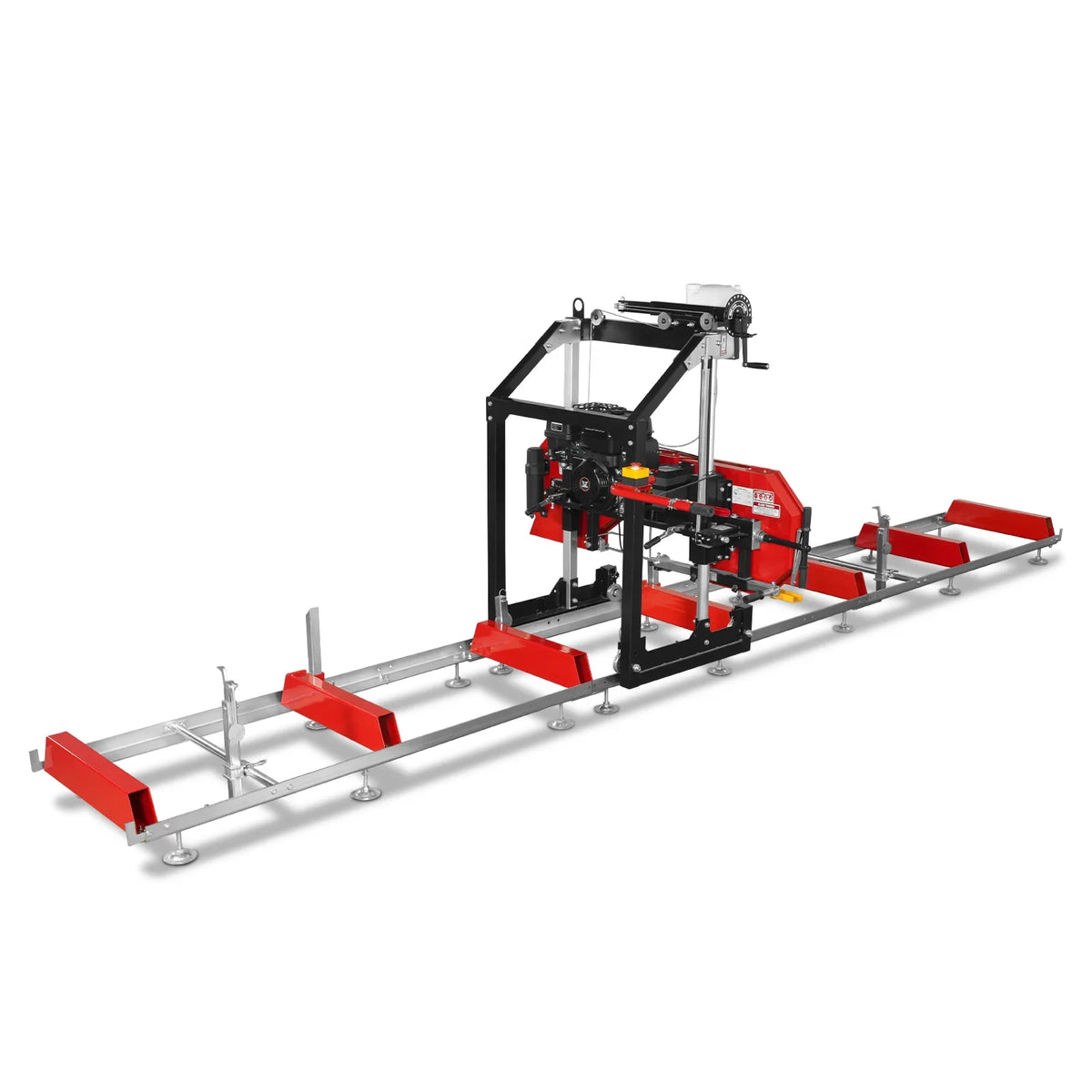 MechMaxx SM26 Sawmill Portable 26" 15 HP Electric Start Gasoline Engine 20" Board Width 20' Track Length New