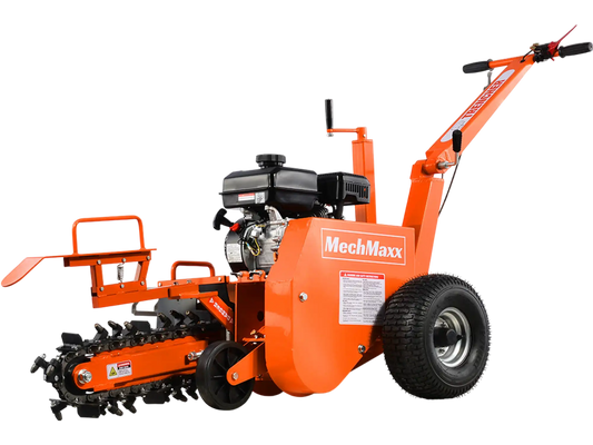 MechMaxx TCR650 Mini Trencher 7HP Gas Powered Cable Ditching New