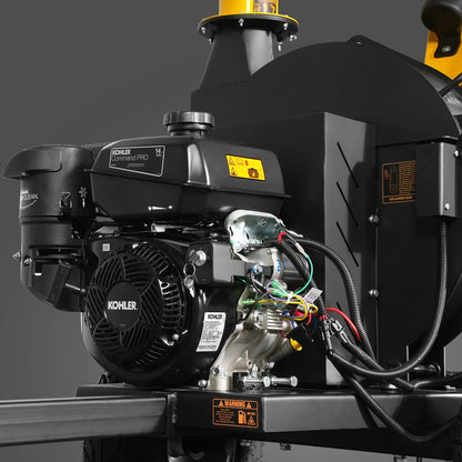 MechMaxx P4205 Wood Chipper 5" Electric Start KOHLER 429cc 14HP Gas Engine Powered Disc with Taillight New