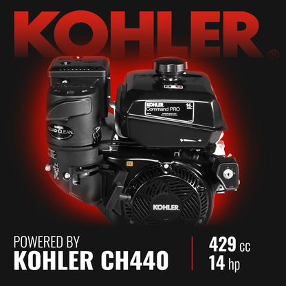 MechMaxx P4205 Wood Chipper 5" Electric Start KOHLER 429cc 14HP Gas Engine Powered Disc with Taillight New