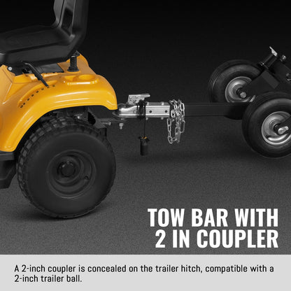 MechMaxx B150 Wood Chipper 6" KOHLER Electric Start 429cc 14HP Gas Powered 4-Wheel Drum with Taillight New